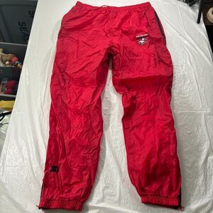 Vintage Georgia Bulldogs Starter Nylon Cotton Lined Track Pants NCAA Men's Large